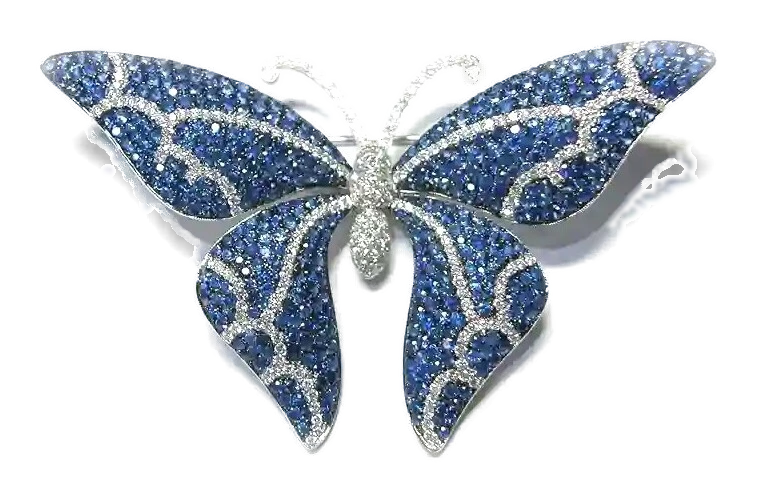 Vintage butterfly brooch appraised and bought by Jon Bragman, Inc.